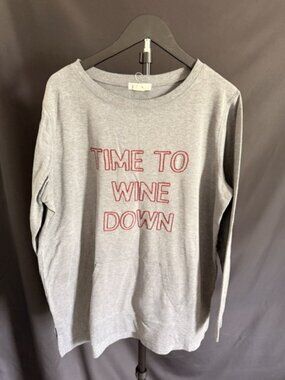 "Time to Wine Down" Pullover Sweatshirt